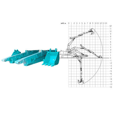 10M Graafmachine Teleskoparm Betere Las Voor Kobelco Hitachi Cat