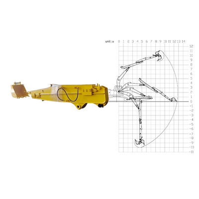 Graafmachine schuifboomarm voor het graven dieper voor kat Hitachi Komatsu Kato