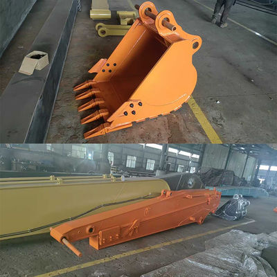 8M Graafmachine Teleskoparm Gebruik Shaogang Q355B Teleskop Graven Zand