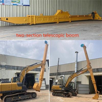 Meerlaagse versterkte graafmachine telescopische arm voor kat Hitachi Komatsu