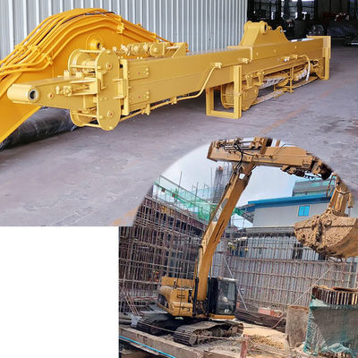 Graafmachine Teleskopische boomarm met Clamshell Bucket Grip voor het graven van slib