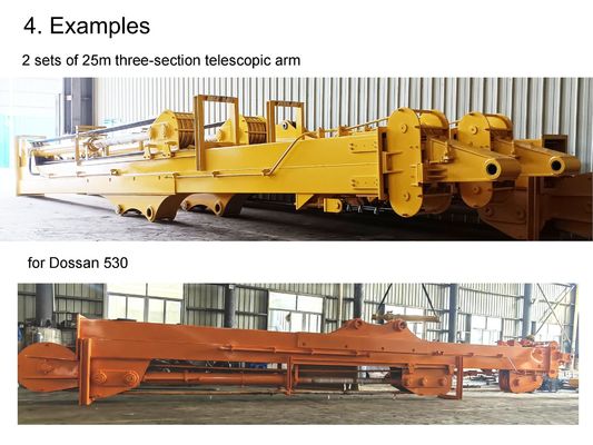 Telescopische graafmachine BS900E Draadtouw met op maat gemaakte aansluitingen