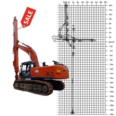 20m 25m Telescopische Dipper Arm met Clamshell Bucket Grijp Clamshell Telescopische Arm
