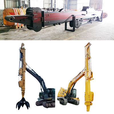 Graafmachine Teleskopische boomarm met Clamshell Bucket Grip voor het graven van slib