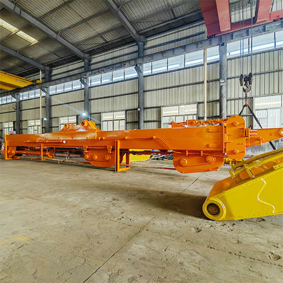 Graafmachine Clamshell Telescopische arm met tanden voor het grijpen van zandgrond