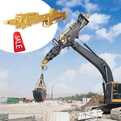 Telescopische dipperarm met 28m 30m 32m graafdiepte voor de bouw