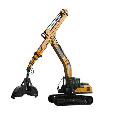 Telescopische graafmachine met schelp emmer voor Cat Volvo Hitachi
