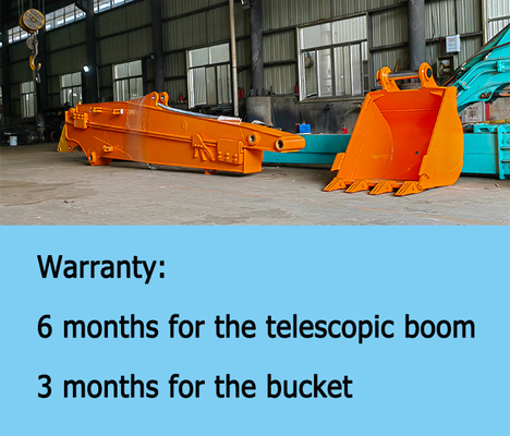 16M Telescopische Giek Voor Graafmachinebak 0.8CBM 1CBM