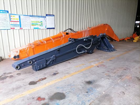 Telescopische arm voor graafmachine met lange reikwijdte en telescopische arm