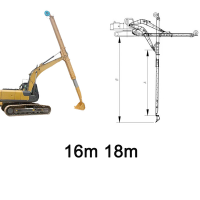 Telescopische graafmachine Hydraulische telescopische graafmachine Telescopische arm