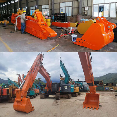 Telescopische arm van de graafmachine 14 m Grijp telescopische arm