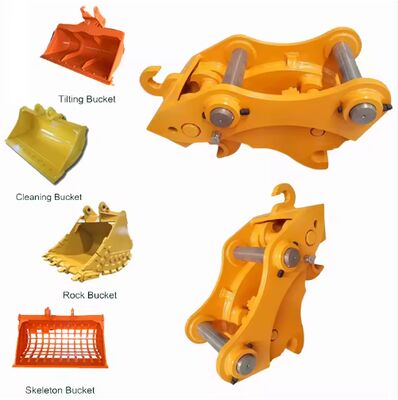6-8T Bucket Change Hydraulische graafmachine Quick Hitch Tilt Coupler Power Tilt Rotating Quick Hitch Graafmachine
