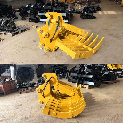 Construction Machinery Parts Q355B Rake Bucket Root Rake for 25-50ton Excavator