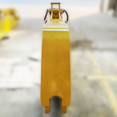 Een graafmachine met lange arm die is ontworpen voor een groter bereik en een betere duurzaamheid