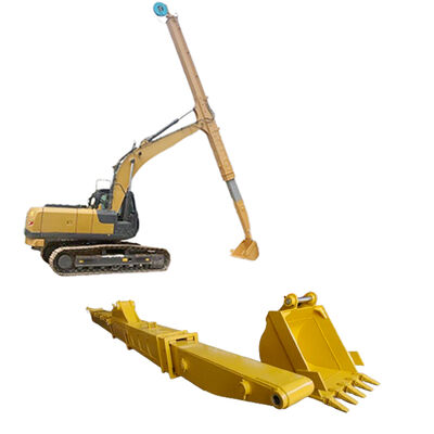 Professionele telescopische graafmachinearm met standaard- en cramshellemmen