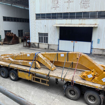 Langbereikende graafmachinearm met steengreep voor zware werken Optimale oplossing voor oever- en damwerken