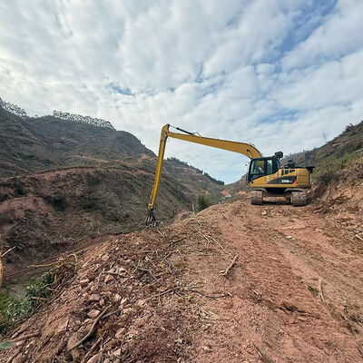 Graafmachine langarm met houtgreep