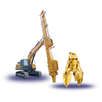 Telescopische arm voor zware graafmachines