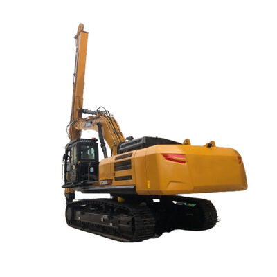 High-Reach Excavator Telescopic Arm Deep Pit Excavation & Grab Attachments (Depe Grave Excavating & Grab Attachments) is een telescopische arm met een hoge reikwijdte.